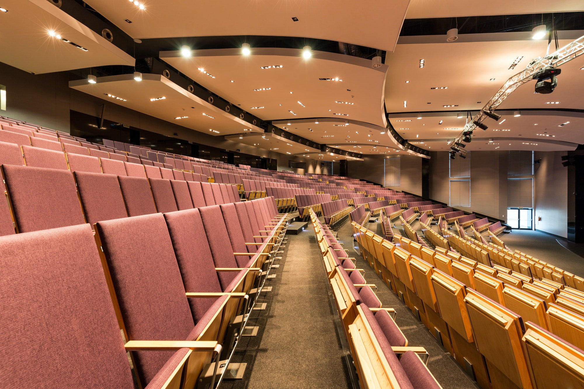 Large lecture hall in academy